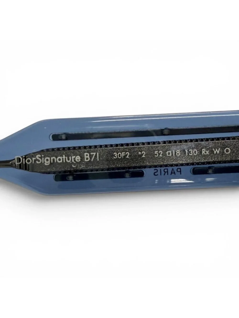 Dior Signature Logo Butterfly Sunglasses Clear Blue Eyewear